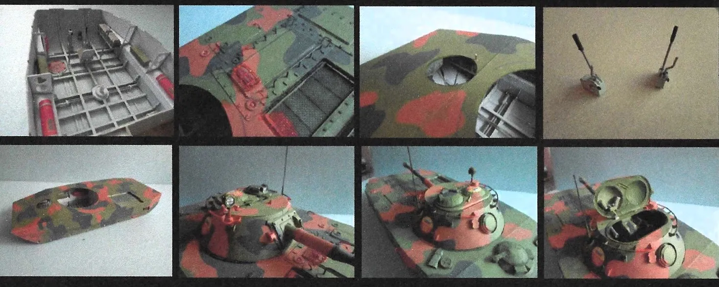 Papierový model - PT-76 Sovietsky ľahký tank